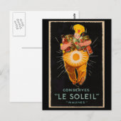 "Instandhouding: "Le Soleil" Adverteren Briefkaart (Voorkant / Achterkant)