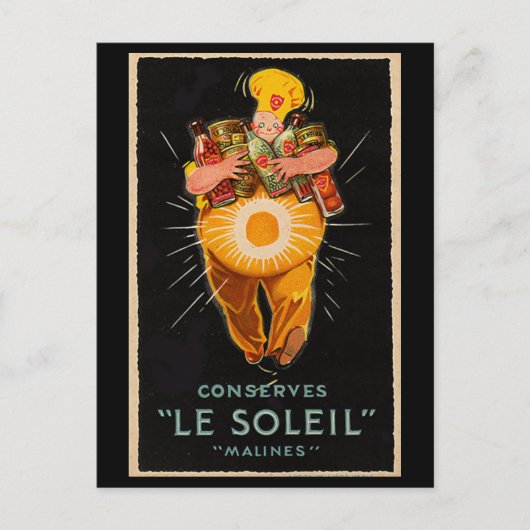 "Instandhouding: "Le Soleil" Adverteren Briefkaart (Voorkant)
