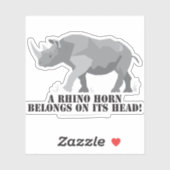 Instandhouding van Rhino Sticker (Vel)