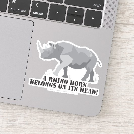 Instandhouding van Rhino Sticker (Detail)