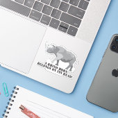 Instandhouding van Rhino Sticker (Laptop met iPhone)