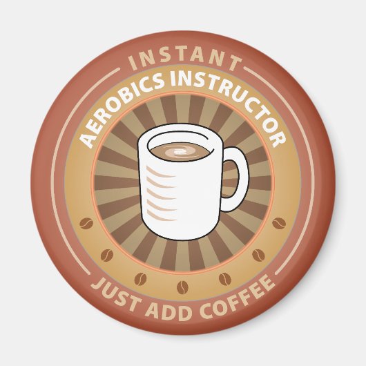 Instant Aerobics-instructeur Magneet (Voorkant)