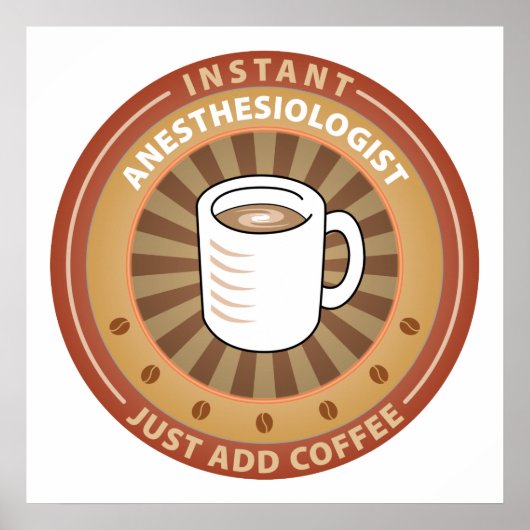 Instant anesthesioloog poster (Voorkant)