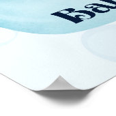 Instant Blue Aqiqah Aqeeqah Welkom Poster teken (Hoek)