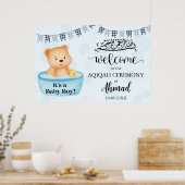 Instant Blue Aqiqah Aqeeqah Welkom Poster teken (Keuken)