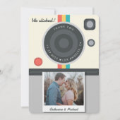 Instant Camera Couple Photo Unique Bedankkaart (Voorkant)