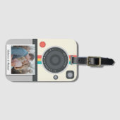 Instant Camera Couple Photo Unique Jubileum Bagagelabel (Voorkant (horizontaal))