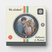 Instant Camera Couple Photo Unique Jubileum Fotoplaat (Voorkant)
