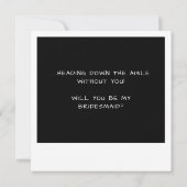 Instant Camera Foto Retro Bruidsmeisje Voorstel (Achterkant)