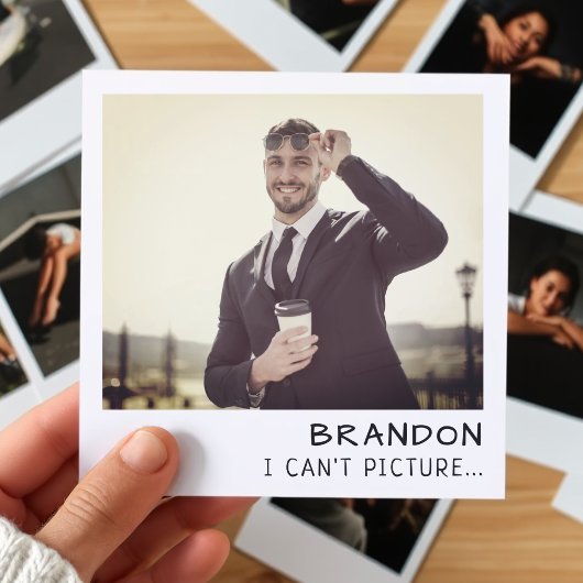 Instant Camera Foto Retro Groomsman Voorstel