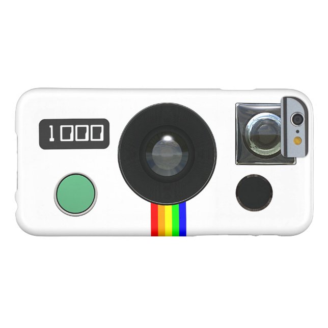 Instant camera Retro Case-Mate iPhone Case (Achterkant Horizontaal)