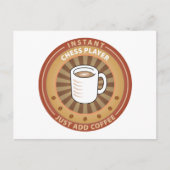 Instant Chess Player Briefkaart (Voorkant)