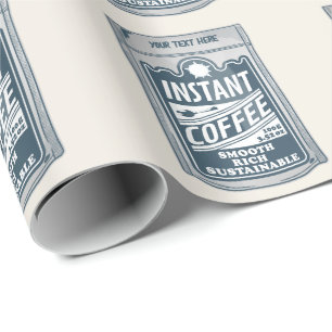 Instant Coffee pop Art Illustratie Cadeaupapier