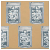 Instant Coffee pop Art Illustratie Stof (Swatch)