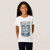 Instant Coffee pop Art Illustratie T-shirt (Voorkant volledig)