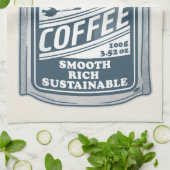 Instant Coffee pop Art Illustratie Theedoek (Gevouwen)