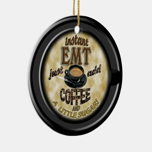 INSTANT EMT TOEVOEGEN COFFEE CHRISTMAS ORNAMENT EM (Rechts)