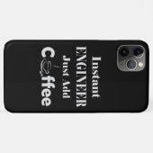 Instant Engineer gewoon koffie toevoegen Case-Mate iPhone Case (Achterkant (horizontaal))