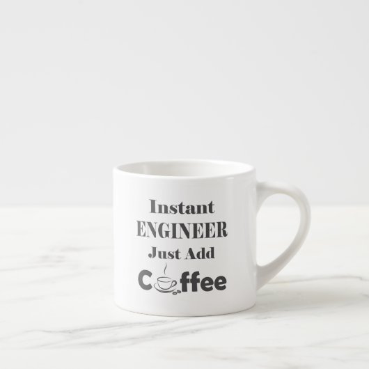 Instant Engineer gewoon koffie toevoegen Espresso Kop (Rechts)