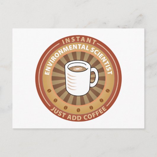 Instant Environmental Scientist Briefkaart (Voorkant)
