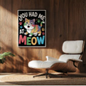 Instant Feline Charm Poster