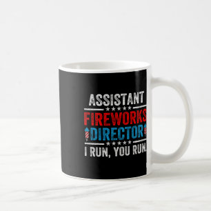 Instant Fireworks Director Funny 4 juli Mannen Wo Koffiemok
