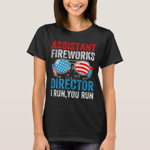 Instant Fireworks Director Funny 4 juli Mannen Wo T-shirt