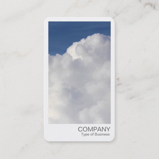 Instant Foto - Cumuluswolk Visitekaartje (Voorkant)