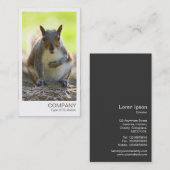 Instant foto - Eekhoorn Visitekaartje (Voorkant / Achterkant)