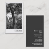 Instant foto - Mysterieuze boom Visitekaartje (Voorkant / Achterkant)
