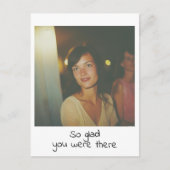 Instant foto retro huwelijksherinnering briefkaart (Voorkant)