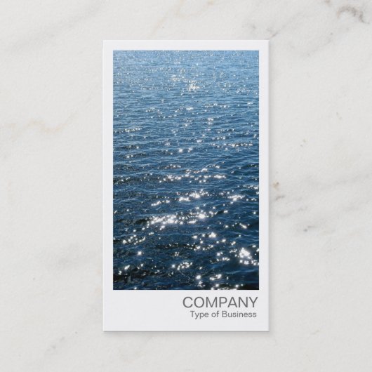 Instant foto - Sprankelend water 02 Visitekaartje (Voorkant)