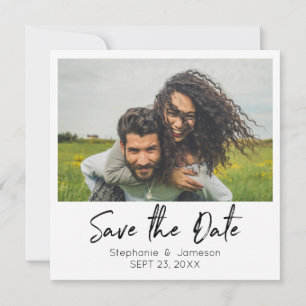 Instant foto & typografie Sla de datum op - Afdruk Kaart