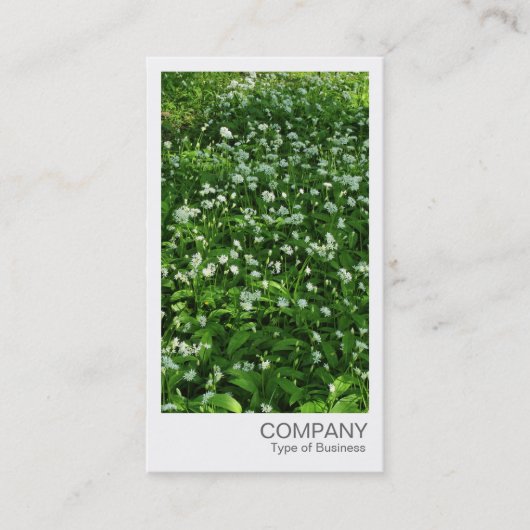 Instant foto - Wilde knoflook Visitekaartje (Voorkant)