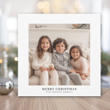 Instant Fotogalerij witte rand Prettig Kerstfeest
