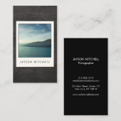  instant fotokaart voor fotografen visitekaartje (Voorkant / Achterkant)