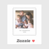 Instant fotostijl vierkante foto sticker (Vel)