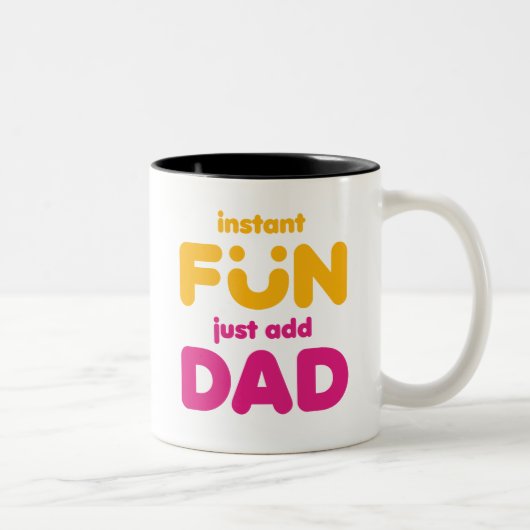 Instant Fun Dad Tweekleurige Koffiemok (Rechts)