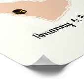 Instant gepersonaliseerde hadj of umrah mubarak is poster (Hoek)