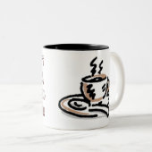 Instant Human (Coffee-Mok) Tweekleurige Koffiemok (Voorkant rechts)