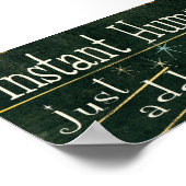 Instant Human | Gewoon koffie toevoegen Poster (Hoek)