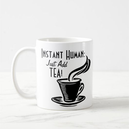 Instant Human Just Add Tea Koffiemok (Links)