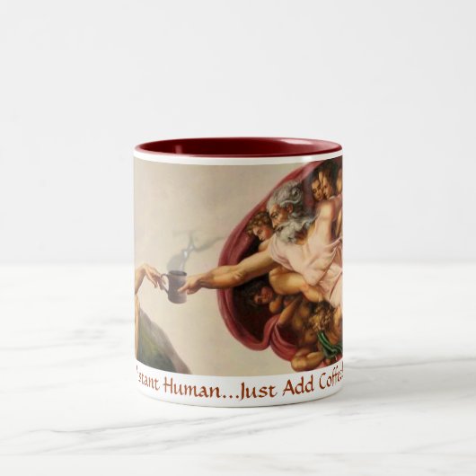 Instant Human Tweekleurige Koffiemok (Center)