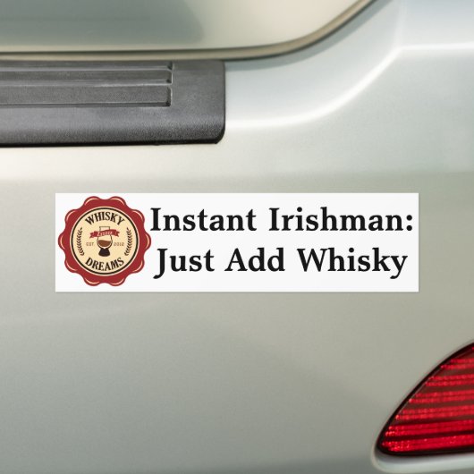 Instant Irishman Bumpersticker (Op auto)
