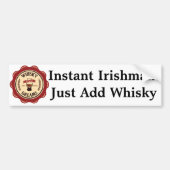 Instant Irishman Bumpersticker (Voorkant)