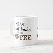 Instant klarinet leraar gewoon toevoegen koffie mu koffiemok (Voorkant links)