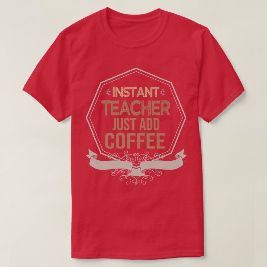 Instant leraar t-shirt (Design voorkant)