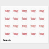 Instant Lesbian .png Ronde Sticker (Vel)