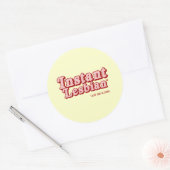 Instant Lesbienne Ronde Sticker (Envelop)