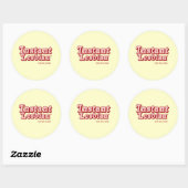 Instant Lesbienne Ronde Sticker (Vel)